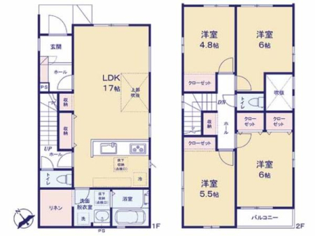 Ԏ} S2ʍ̗̌zӂ4LDKI
LDK17͏㕔IƑƂ̂ӂꂠ郊rOKiB
W̉ƎNIʎɂ͕֗ȃlɁI