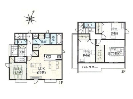 �Ԏ��} �Ƒ��̃��C�t�X�^�C���Ɋ��Y���A�g������̗ǂ�4LDK�I
�Ζʎ��L�b�`����z����LDK16���I
WIC�ASC�A�p���g���[�A���l���ɂȂǎ��[�[���I