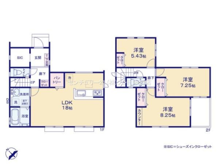 �Ԏ��} �쐼�����E3�ʍ̌��ŗz����ǍD��LDK18���I�V���[�Y�N���[�N�A�p���g���[�Ȃǎ��[���[����3LDK