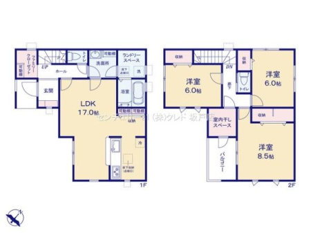 Ԏ} h[Xy[XEt@~[N[[bgEXy[XzƎNIKڂꂽ炵ł3LDK̊ԎłB