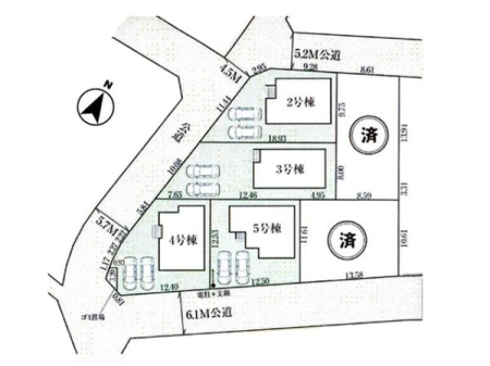 } EEk̎OHɖʂS6B
O5.2`6.1m̂蓹HŎԌɓyXB
eJ[Xy[XtœEʕǍDłB