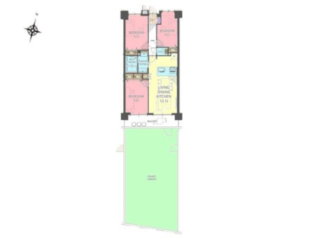 �Ԏ��} ��Ƃ�̒������3LDK���Ã}���V�����B
��؂ȃy�b�g�Ɖ߂����郊�t�H�[�����������͂������̂��ƁA����ł̊������y���߂܂��B