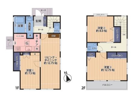 �Ԏ��} ������Ŗ��邢3LDK�I
�S����6���ȏ�̂�Ƃ肠��Z��Ԃł��B
���������[�L�x�Ȑ݌v�ł��B