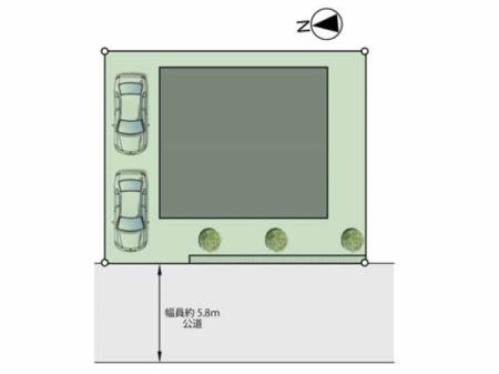 ���} �~�n�ʐ�60�ؒ��̂�Ƃ肠�鐮�`�n�B
����+�J�[�X�y�[�X2��i�Ԏ�ɂ��j�B
�����z�����u���B����v�w���k��27���B�ՐÂȏZ��X�ł��B