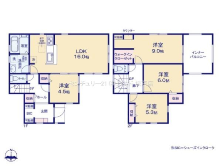 �Ԏ��} WIC��SIC�Ȃǎ��[���[����4LDK�́A�q��ĉƑ��ɂ��I�X�X���̊Ԏ��I