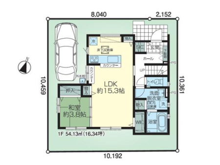 ���} ����������u�V�͊݁v�w�k��7���B
���ӂɂ̓X�[�p�[�Ȃǂ̏��Ǝ{�݂ɉ����A����@�ւ��[���B�q��Đ��тɂ��������֗��ň��S�ȏZ���������Ă��܂��B