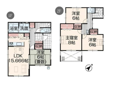 �Ԏ��} �S����6���ȏ�E���[�t���̂�Ƃ肠��4LDK�I�q��ĉƑ��ɂ��g���₷���Ԏ��ł��B