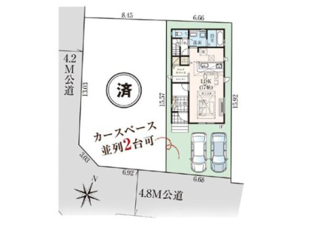 ���} ���ӂɂ̓X�[�p�[�Ȃǂ̏��Ǝ{�݂ɉ����A����@�ւ��[���B�q��Đ��тɂ��������A�֗��ň��S�ȏZ���������Ă��܂��B