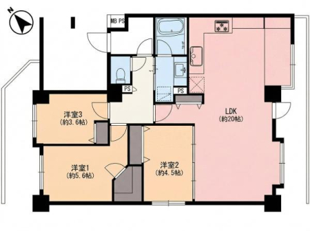 �Ԏ��} ��Ƃ肠��20����LDK�����͂�3LDK�͎����t�����m�x�[�V�����ς݁I
�S�n�悢��Ԃɐ��܂�ς���������ŐV�����������X�^�[�g�ł��܂��B