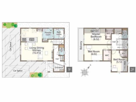 �Ԏ��} ���邢LDK15.41���I���r���O�K�i�̗p�B
3WIC�E�p���g���[�ESC�Ȃǎ��[�[����3LDK�I
�L�b�`�����琅��肪�߂��X���[�Y�ȉƎ������B