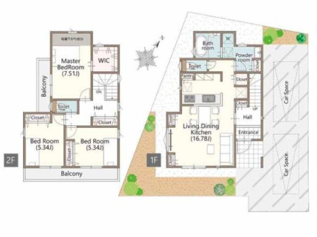 �Ԏ��} �S�����m���d�l��3LDK�I
�Ζʎ��L�b�`����z����LDK16.78���B
��e��WIC�E�p���g���[�E���l�����[�t���I