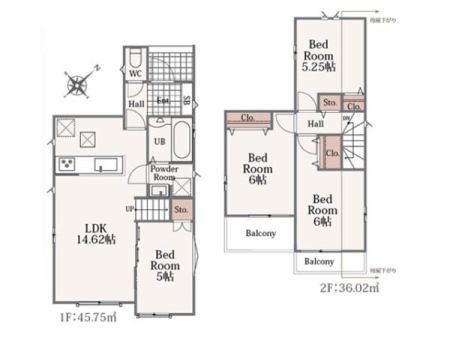 �Ԏ��} �t�@�~���[�w����4LDK�B14.62����LDK�ɂ́A�ΖʃL�b�`�������r���O�K�i���̗p���A�u�������܁v�u��������v�������n��A�Ƒ��̏Ί炪���ӂ���Ԃł��B