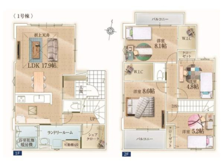 �Ԏ��} �t�@�~���[�w�ɂ��s�b�^����4LDK�B
�����h���[���[���A1�K�̃V�F�A�N���[�N�AWIC��2�J���ȂǁA��Ƃ肠���炵��������Ԏ��ł��B