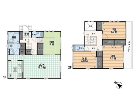 �Ԏ��} �S����6���ȏ�E���[�t���̂�Ƃ肠��4LDK�B�L�b�`���E�o�X�E���ʎ���1�����ɏW�񂵂��Ǝ����N���������͂ł��B