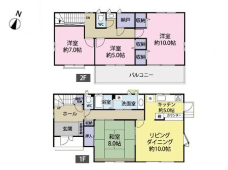 �Ԏ��} �q��Đ��т�L����������߂邲�Ƒ��ɂ��������߂̔[�˂̕t����4LDK�B
��v�ȓ������قڑS�ʃ��t�H�[�����A���K�Ȃ��Z�܂��ɐ��܂�ς��܂����B