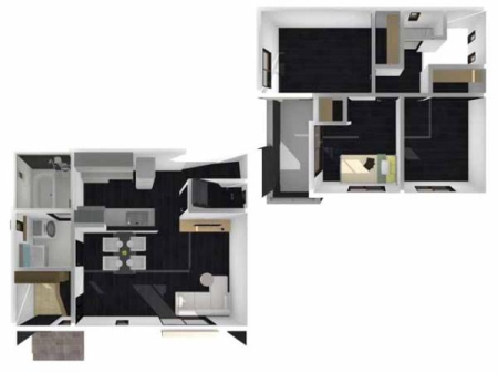 �L�b�`�� �y�N���i�b�v���̑Ζʎ��L�b�`���z
�����̉Ǝ������K�ɂ��Ă����A�@�\�I�ȃV�X�e���L�b�`���B
�I�[���X���C�h���[�t���ŁA��������H����������萮���B