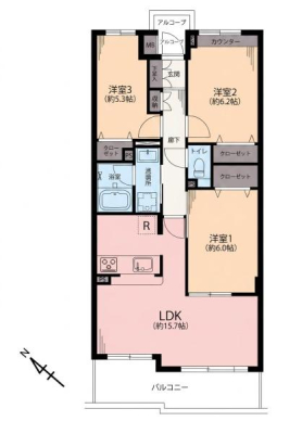 �Ԏ��} �������v�w��q��ĉƑ��ɂ��I�X�X����3LDK�B
�����̐ݔ��͐V�K�����A��Ƃ肠�鎺���͖L�x�ȃ��t�H�[���ŁA�S�n�悭�V�������X�^�[�g�ł��܂��B