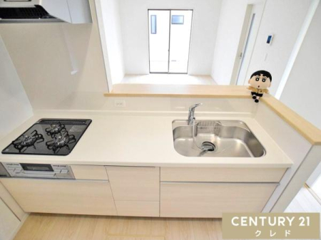 �L�b�`�� ���邢�����������ރV�X�e���L�b�`���B3���K�X�R�����ƍL�X�Ƃ������[�N�g�b�v�ŁA���X�̂����������K�Ɋy���߂܂��B