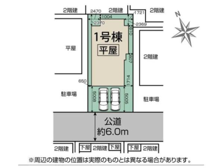 ���} �~�n55�؁B�쓹�H6���ɖʂ��A�z����ǍD�ȊJ�������ӂ�闧�n�B���ԃX�y�[�X��2�䕪���m�ۂ��A���v�w�ł̂��ԗ��p�◈�q���ɂ��֗��ł��B
