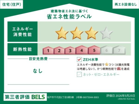  �yZEH�����̏ȃG�l���\��B���z
�����̐��\������ZEH�����̒f�M�E�ȃG�l���������B
�g�[�����̗ǂ�������R�X�g�팸���T�|�[�g���܂��B
���ȃG�l���\�͍������Ƃɕ]���ԍ����قȂ�\��������܂�